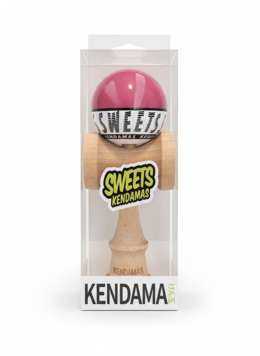 Kendama Starter Sweets, formă nouă Amped, rulment si ata de rezerva ROZ [3]