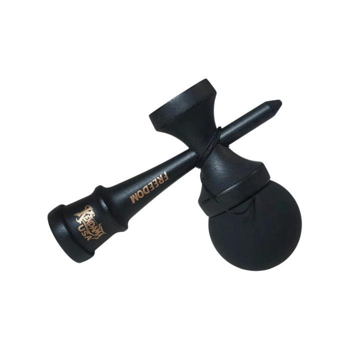 Kendama USA Forever - Bila cu Rubber Grip (All Black Edition) [4]