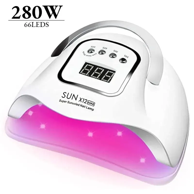 Lampa Unghii UV SUN X12 Max, 280 W, 66 Leduri [4]