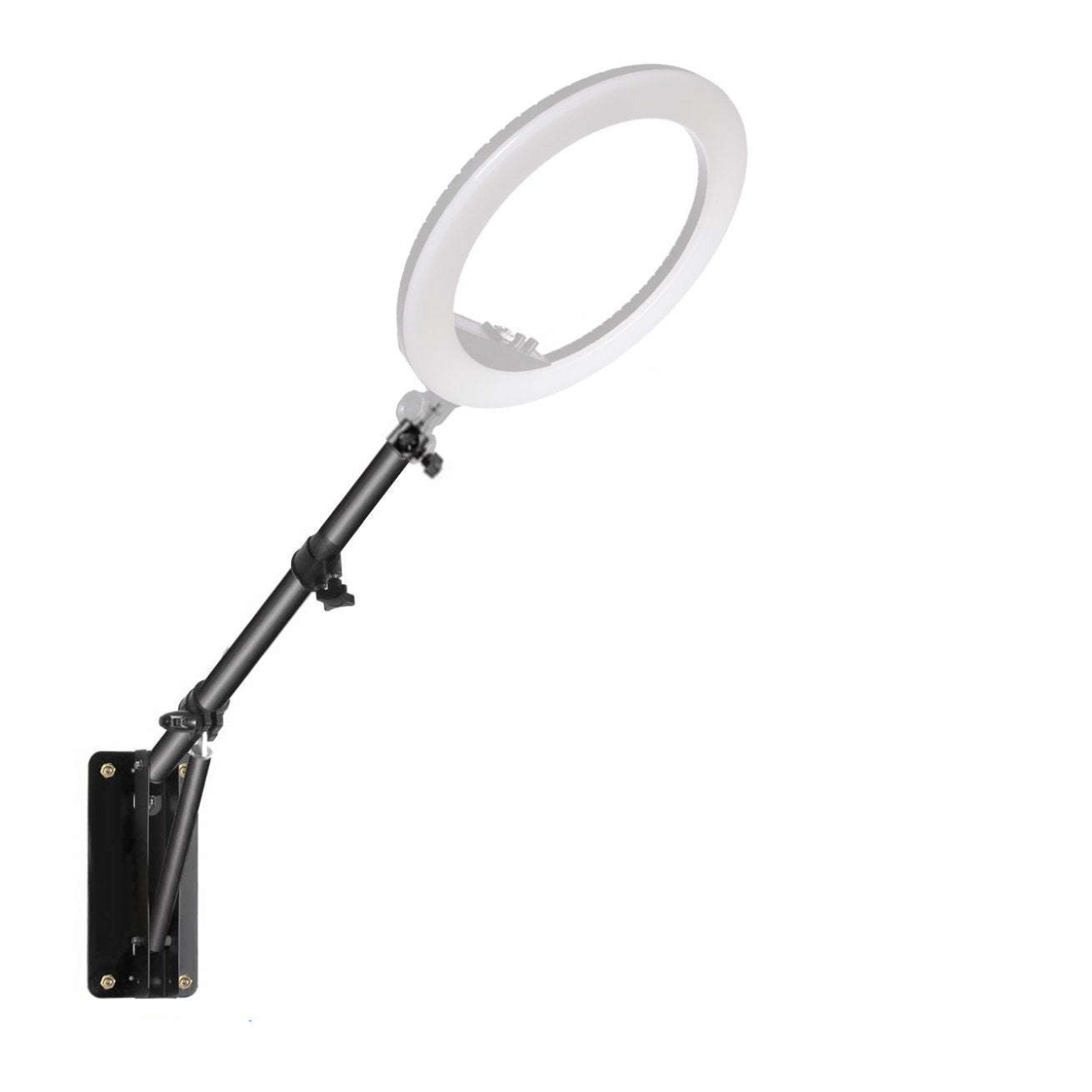 Lumina LED cu Brat Mobil, Bi-color 3200K-5600K, Intensitate Reglabila, Set cu Suport, 74-136cm [1]