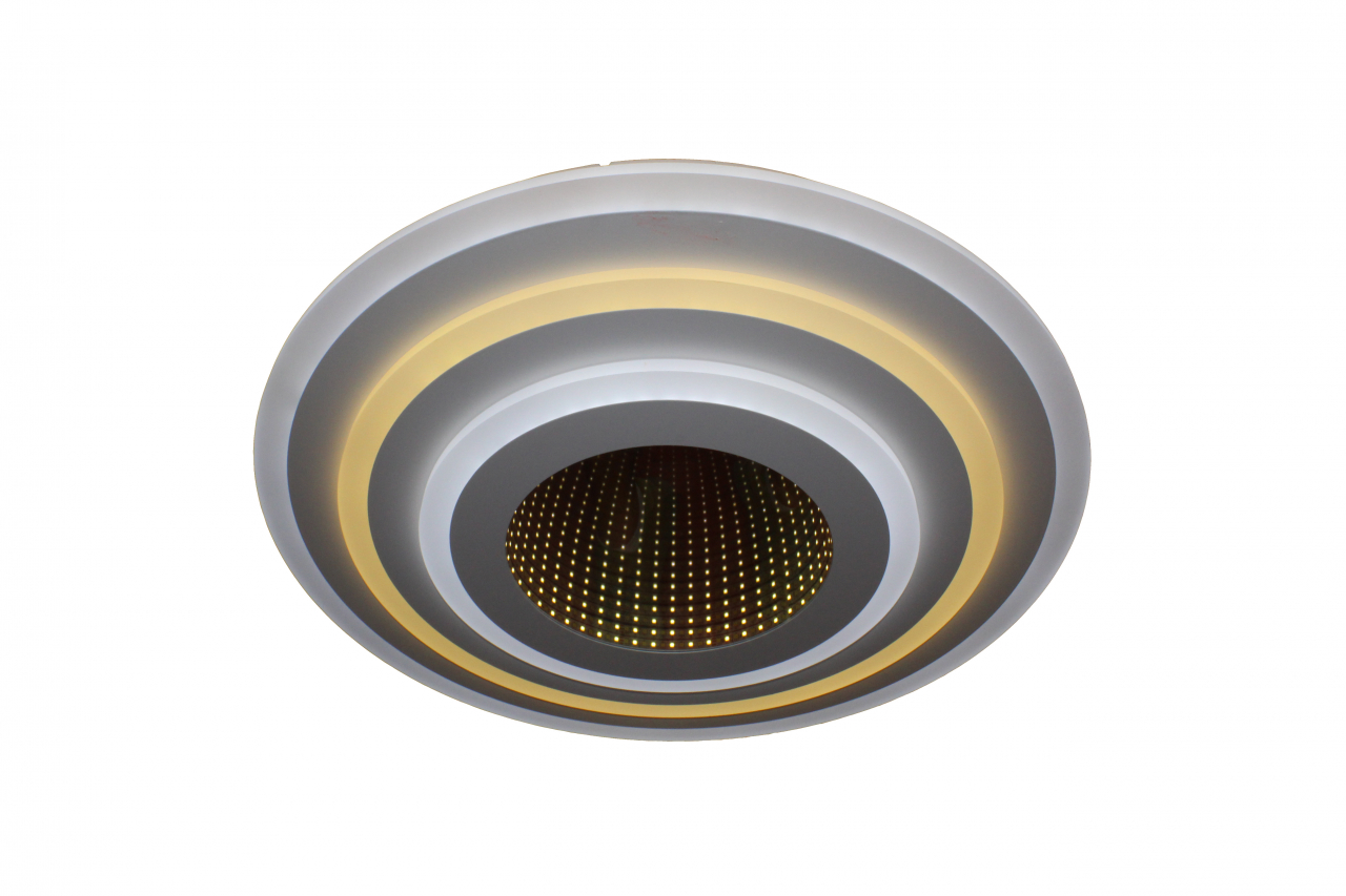 Lustra Led Design modern SLS - 3D, Aplicatie, Telecomanda, Intensitate reglabila 200w 7634 [4]