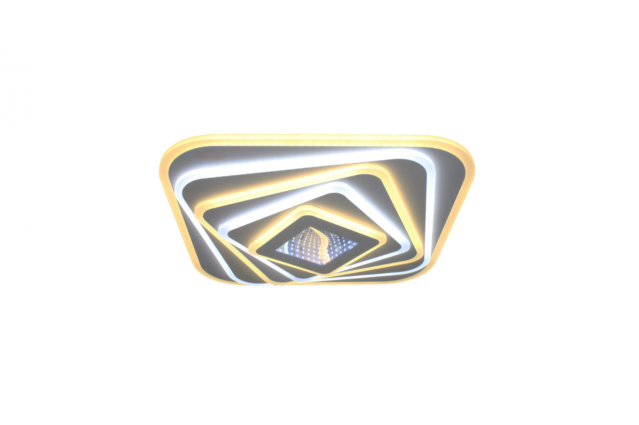 Lustra Led Design modern SLS - 3D, Aplicatie, Telecomanda, Intensitate reglabila 200w 7636 [6]