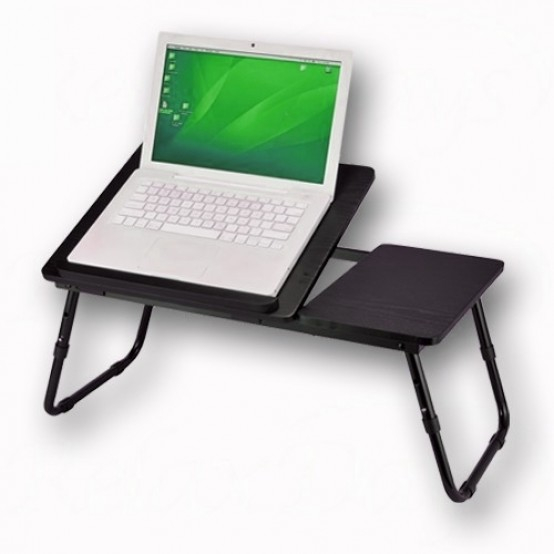Masa laptop, negru, 55 x 32 x 23 cm [4]