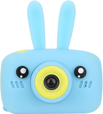Aparat foto digital pentru copii, Blue, 1080P 30fps, LCD display 2.0", 600 mAh, Jocuri, Temporizator, Constructie durabila, ABS/Silicon [2]