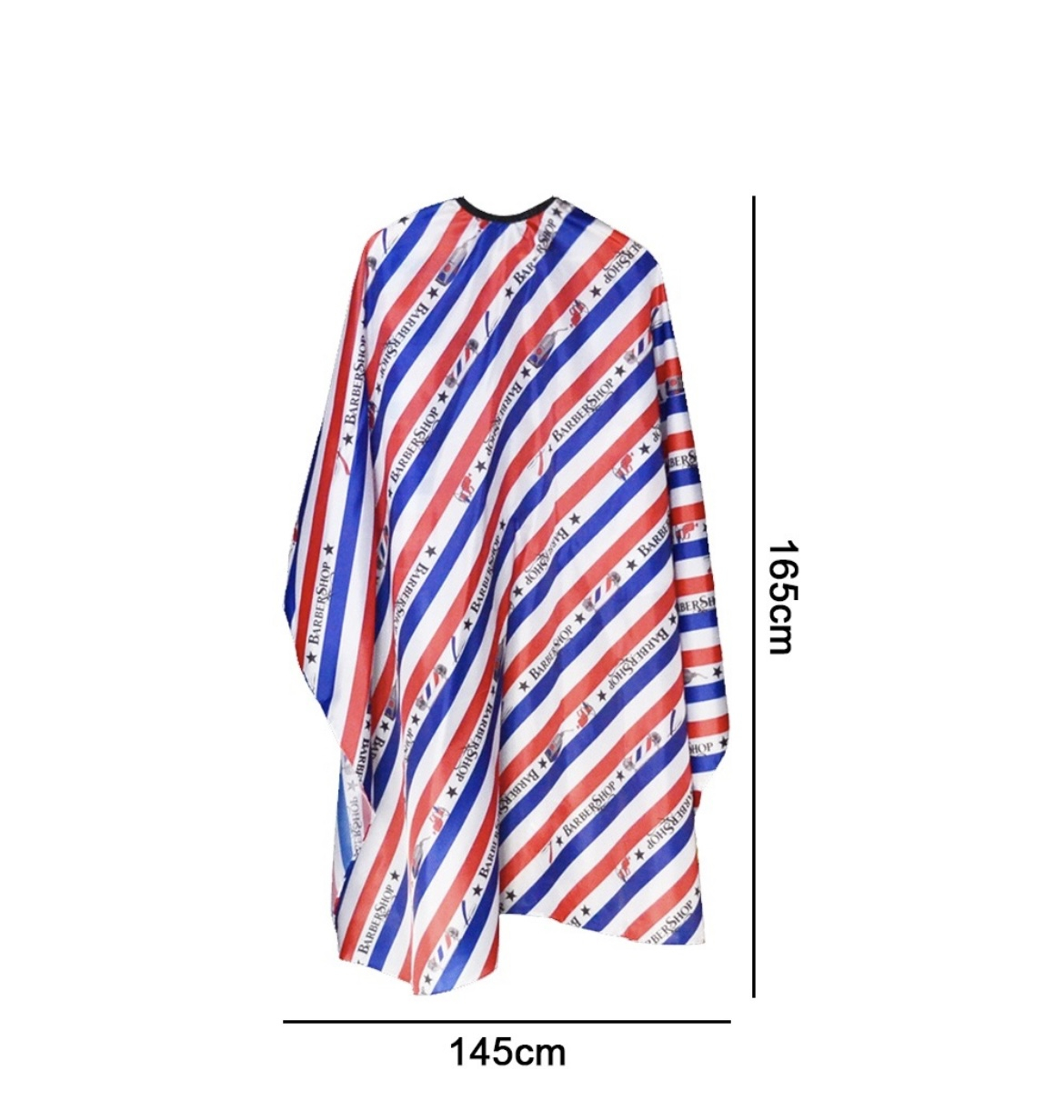 Pelerina de frizerie Rnemitery cu inchidere ajustabila, material usor, multicolor [2]