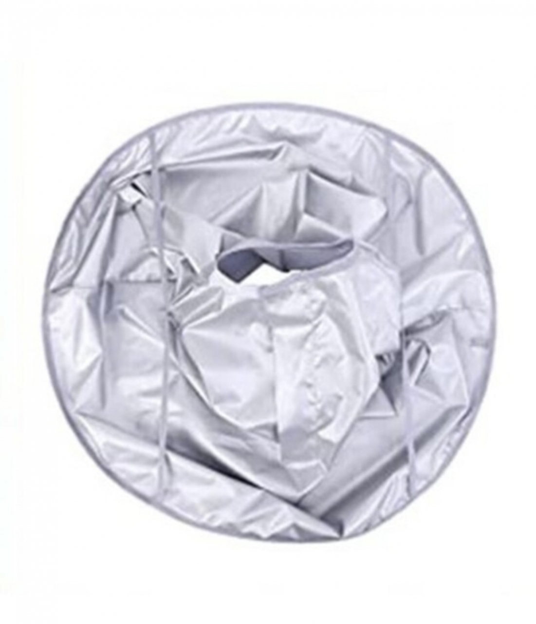 Pelerina de tuns, 60cm, gri argintiu, design umbrela, pentru barbati, 1 bucata [3]
