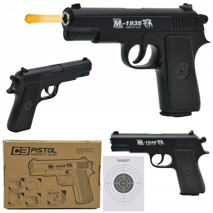 Pistol airsoft - Metalic, Arc Spring,  + 200 bile Profesionale 0.20, C3 [2]