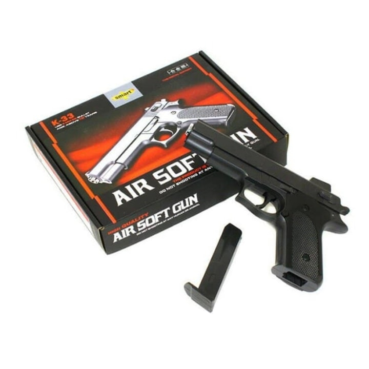 Pistol airsoft - Metalic, Arc Spring,  + 200 bile Profesionale 0.20, K33 [5]