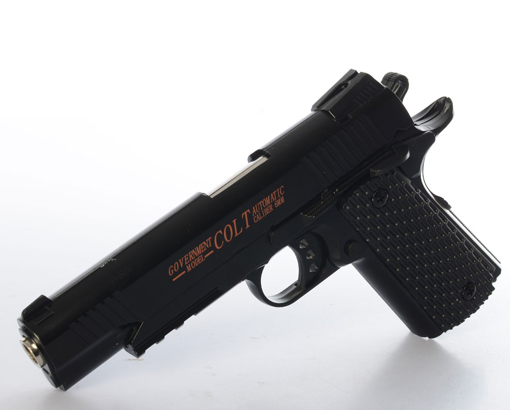 Pistol Airsoft Metalic  K35, Negru Calibru 6mm 200 Bile Profesionale [5]