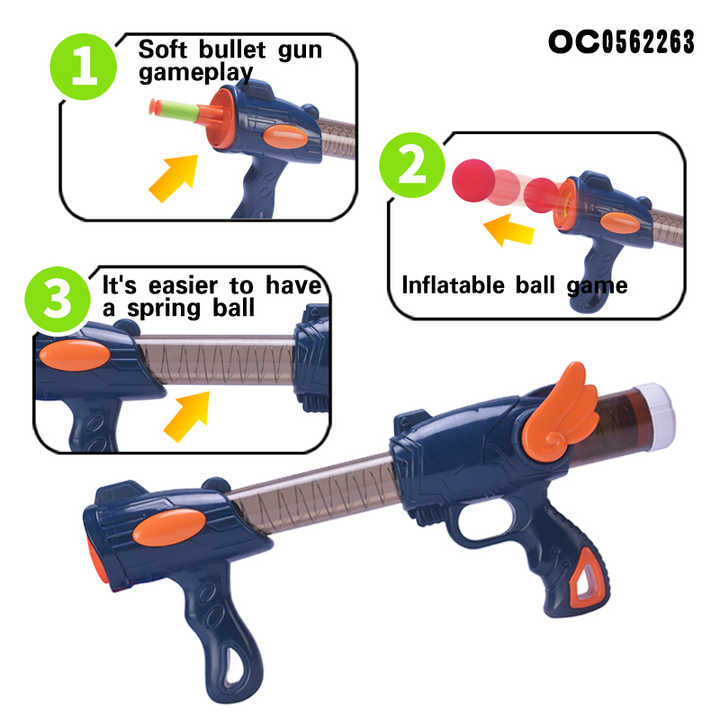 Pistol cu gloanțe de cauciuc acționate cu aer [3]