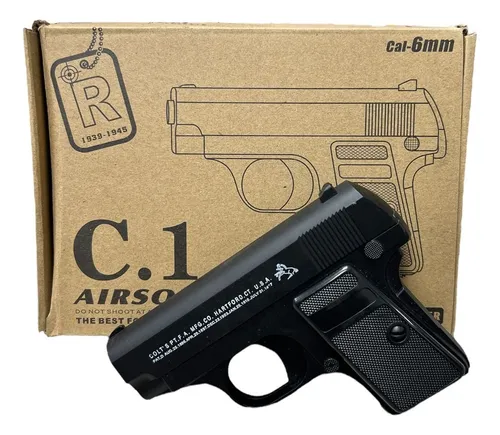 Pistol de jucarie cu aer comprimat Metalic K112   200 bile 0.20 xStoc® [5]