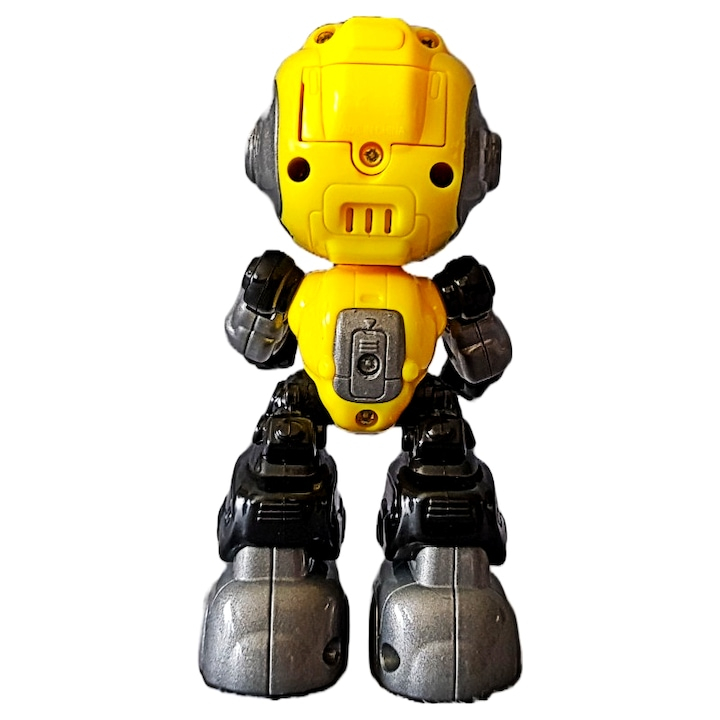Robot de Jucarie Inteligent Vorbitor Die Cast de Metal Galben - xStoc [3]