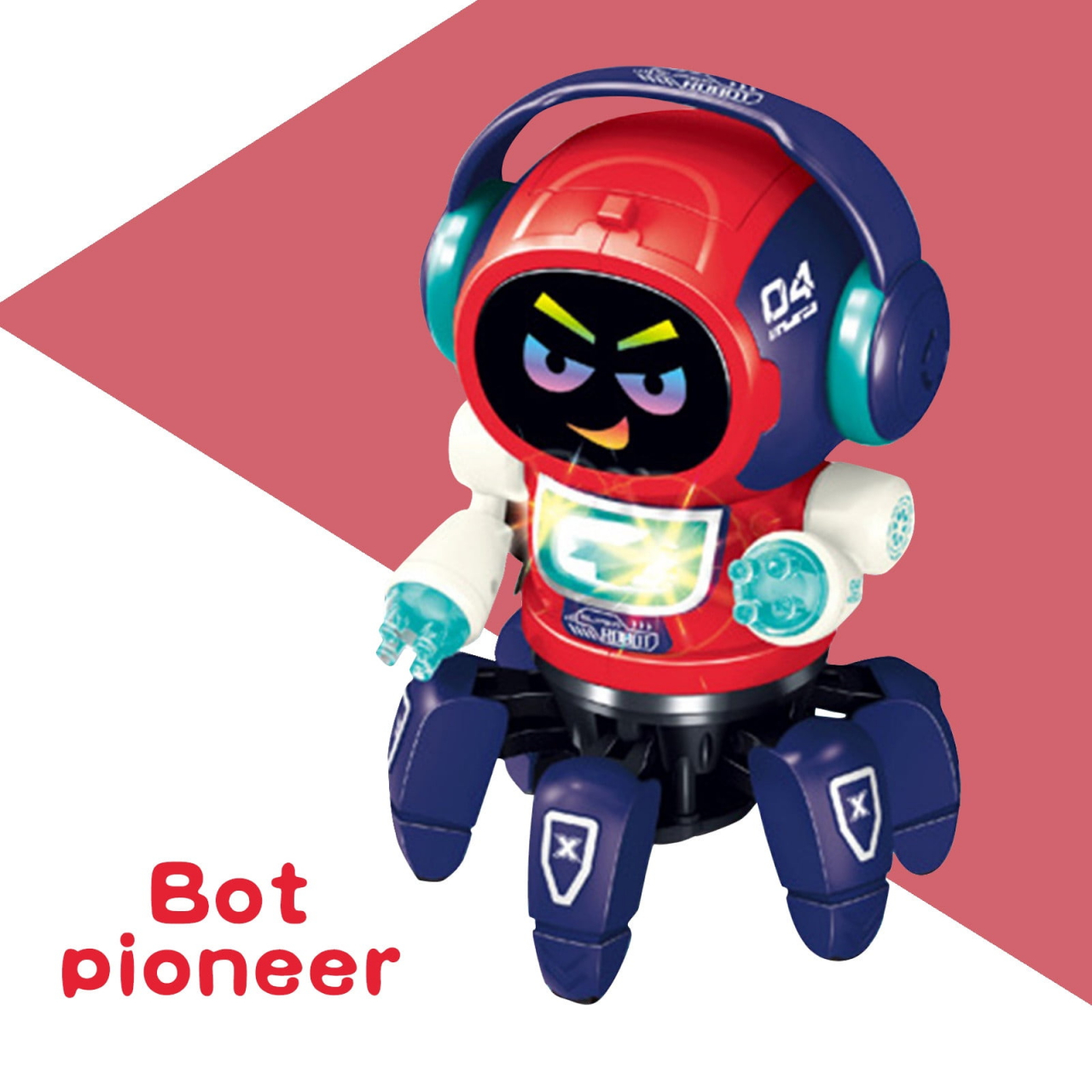 Robot Interactiv Dansator Cu Telecomanda, 17.5cm, 3 ani + Multicolor [6]