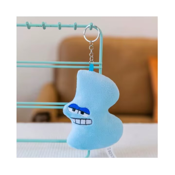 Set 26 Litere de plus, tip breloc, multicolor, 9 cm [6]