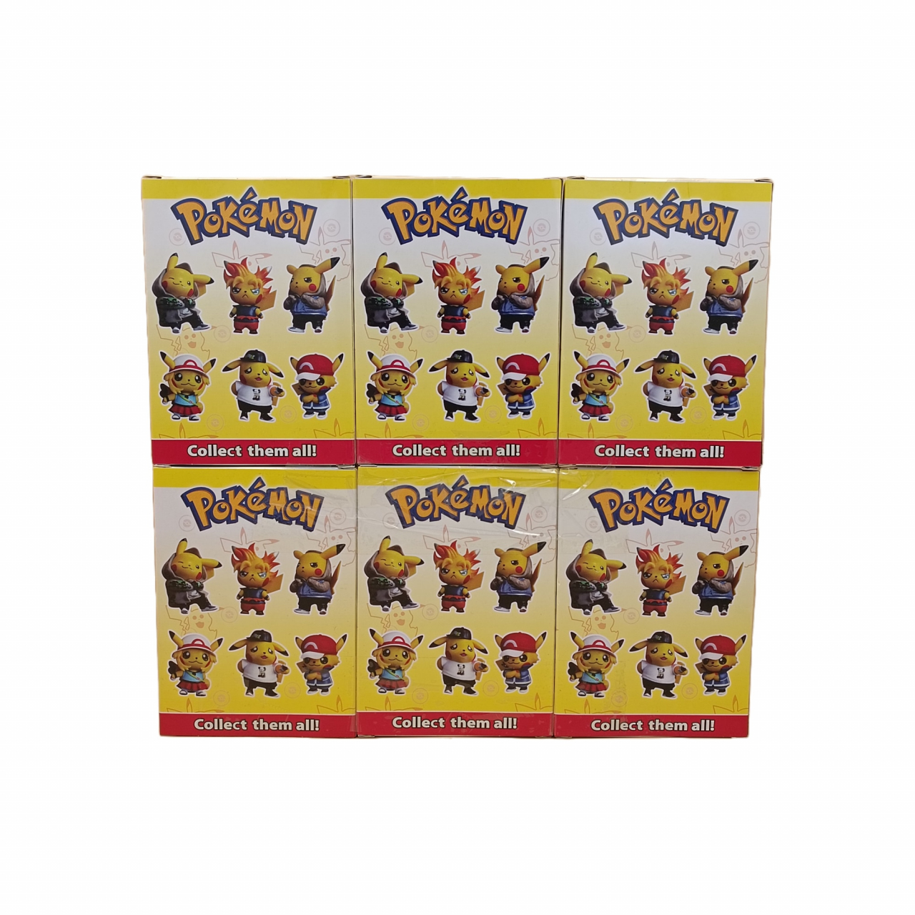 Set 6 Figurine Pokemon, +3 ani, Plastic cauciucat, Multicolor, 8.5 cm [4]