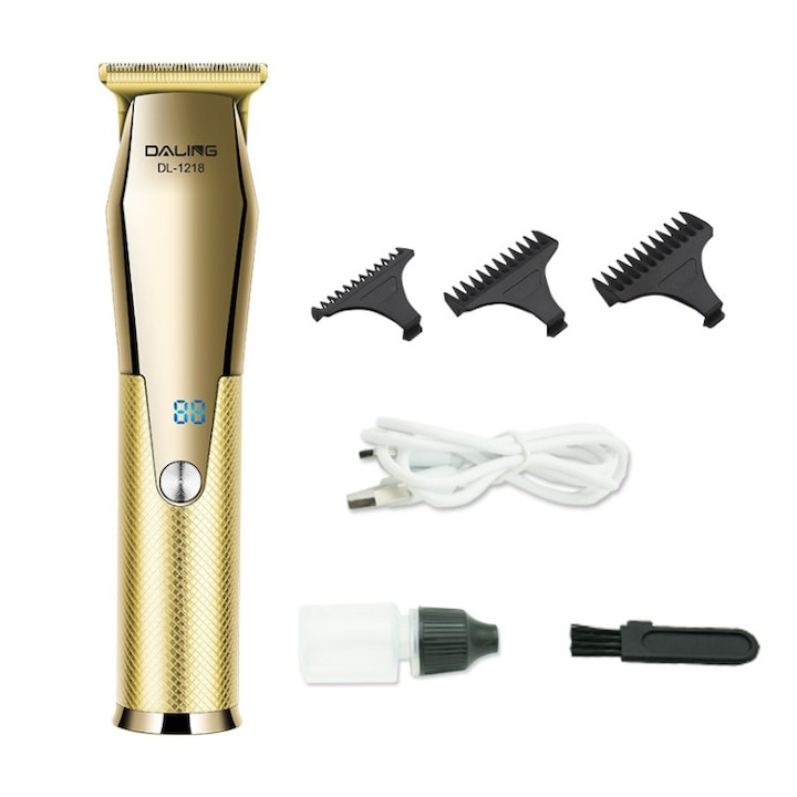 Set aparat de tuns profesional fara fir, 3 accesorii, Daling - DL1218 [2]