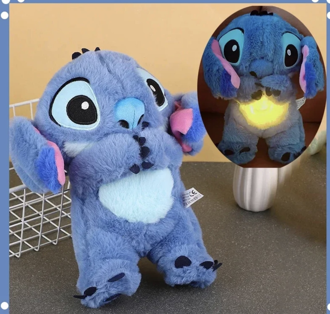 Set Jucarie de Plus Interactiva Stitch si Angel care Respira – 30 cm [8]