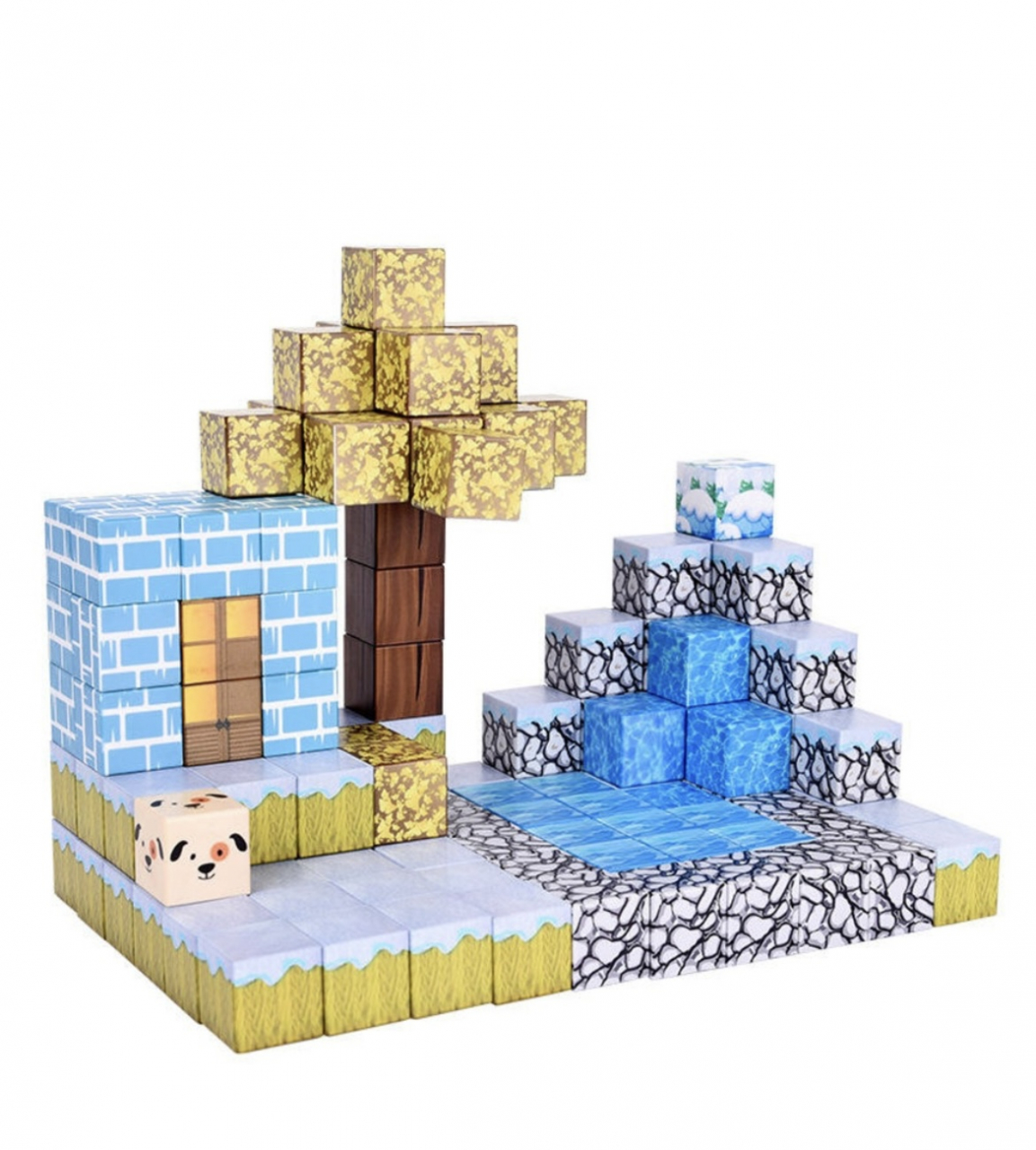 Set Magnetic Inteligent De Construit Minecube 64 Piese model 606 [3]