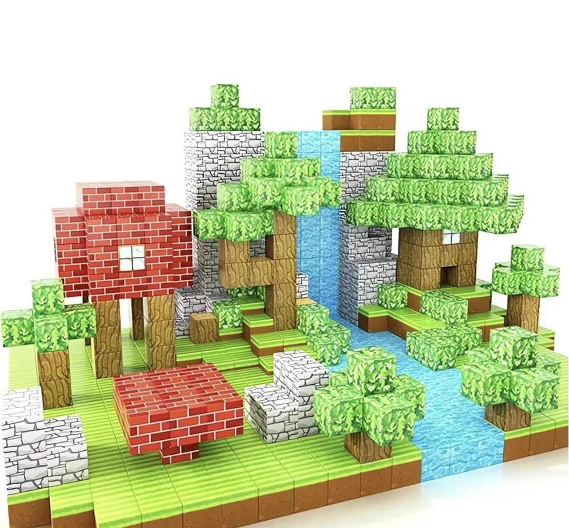 Set Magnetic Inteligent De Construit Minecube 64 Piese model 660 [6]