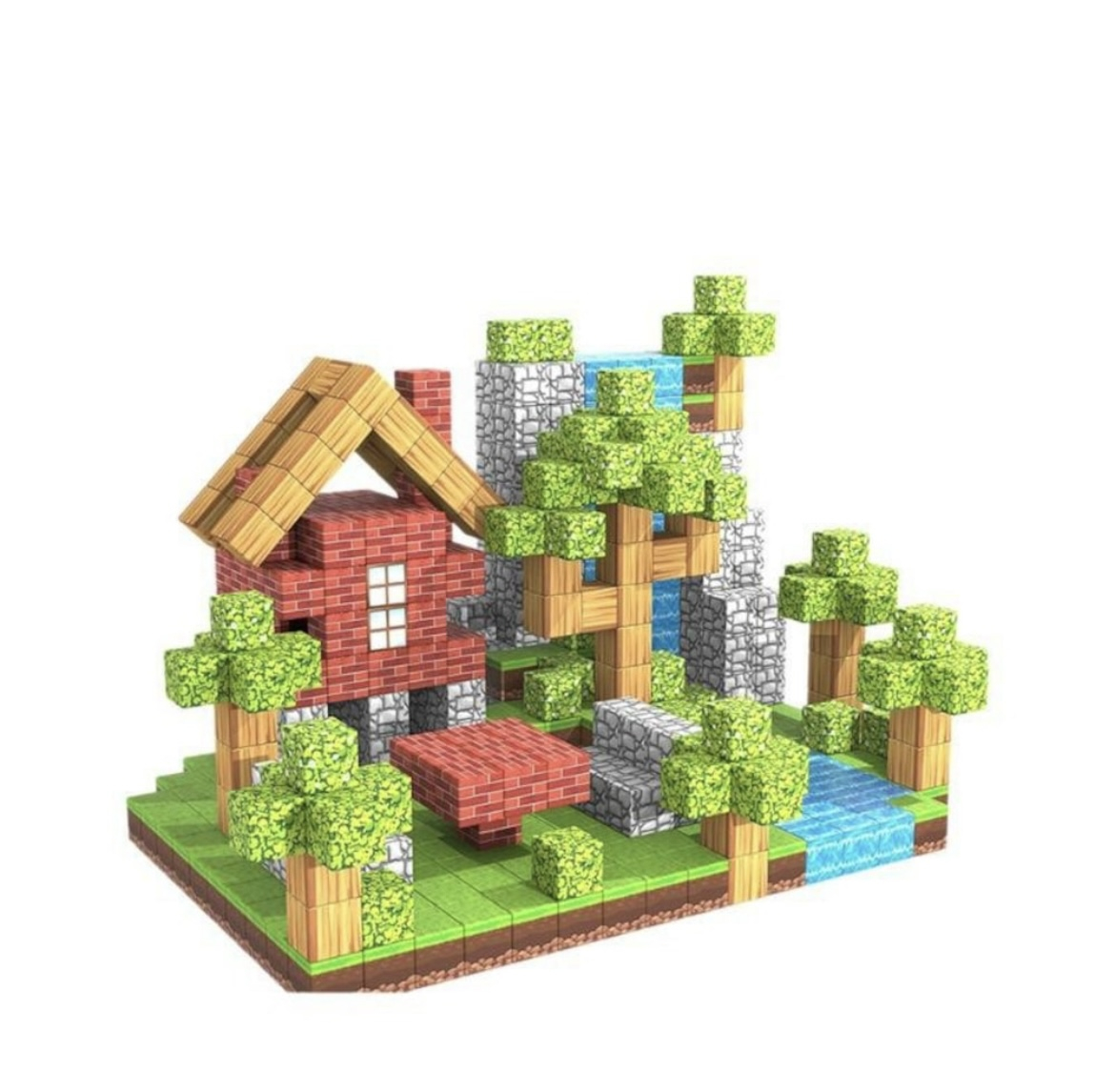 Set Magnetic Inteligent De Construit Minecube 64 Piese model 660 [2]