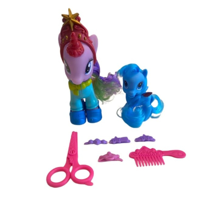 Set Romantic Merry cu accesorii, bagheta, foarfeca, pieptan, agrafe par si diadema, 3 ani - xStoc [2]