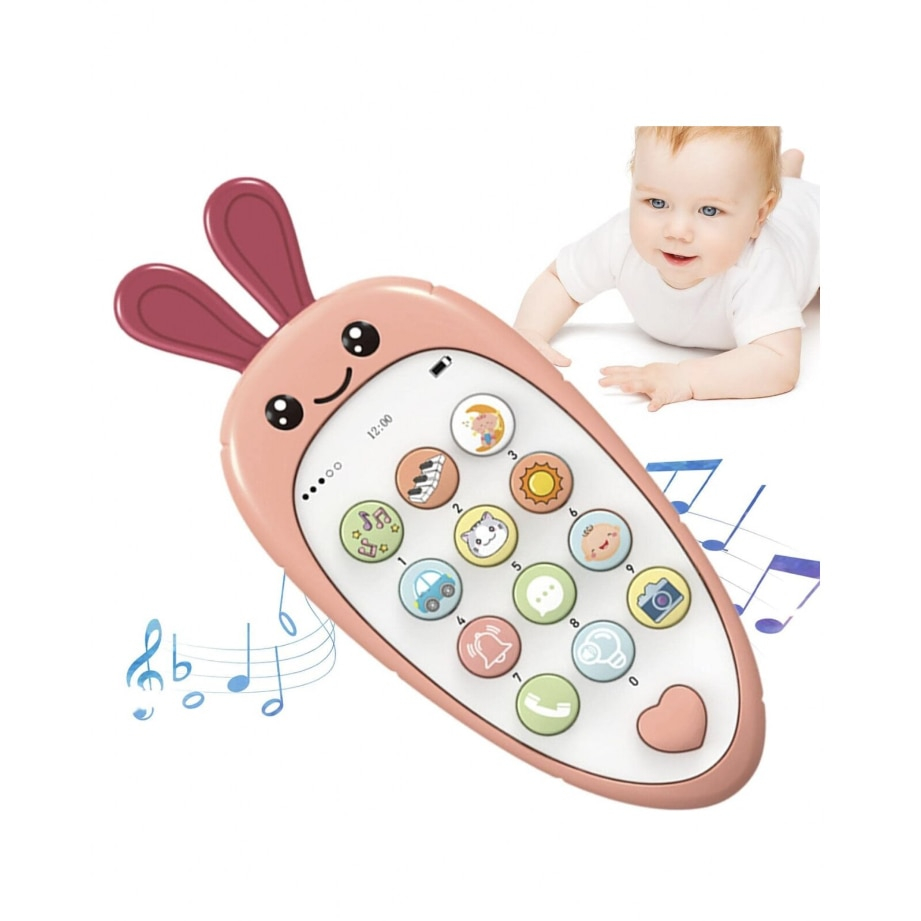 Telefon Mobil Interactiv Pentru Copii ,Cu Functii Multiple, Morcov [5]