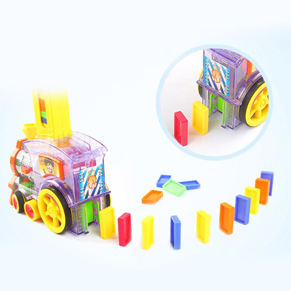 Tren Domino, electric, 50 de piese, cu efecte sonore, Multicolor [2]