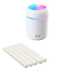 Umidificator de aer cu ultrasunete, difuzor aromaterapie cu lumini RBG, 2 moduri de functionare [3]
