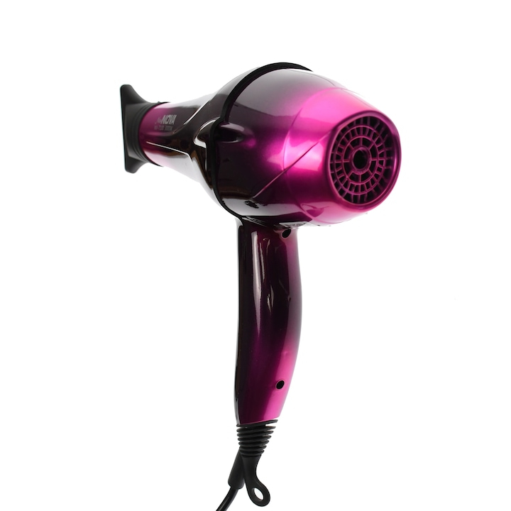 Uscator de par profesional, 3000 W, 3 setari temperatura si 2 de viteza, Roz, New Nova [2]