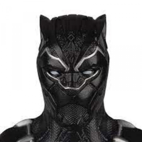 Figurina Black Panther, Titan Hero, 30 cm, negru, 3 ani+ [3]