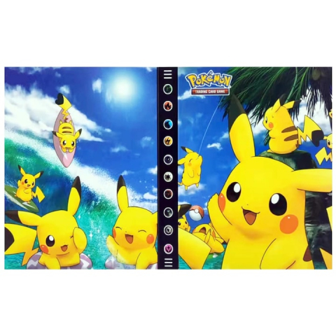 Jucarii - Album Pokemon Happy Pikachu, pentru 240 cartonase, 19 x 14.5 cm - xStoc