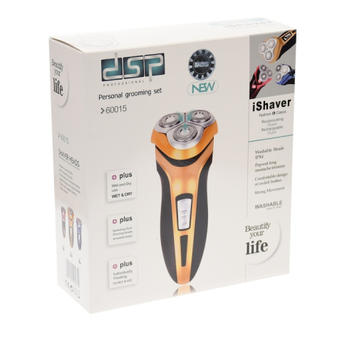 Aparat de ras electric 3D profesional DSP 60015  600mAH pentru barba umeda si uscata [3]
