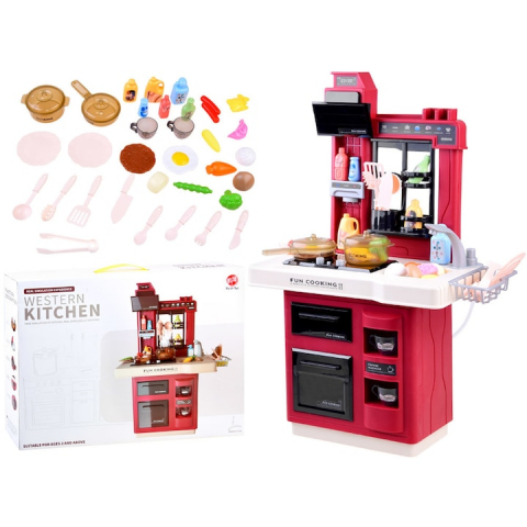 Bucatarie copii cu sunete si lumini ZA3877, Plastic, 65 x 45 x 24 cm, Multicolor - xStoc [1]