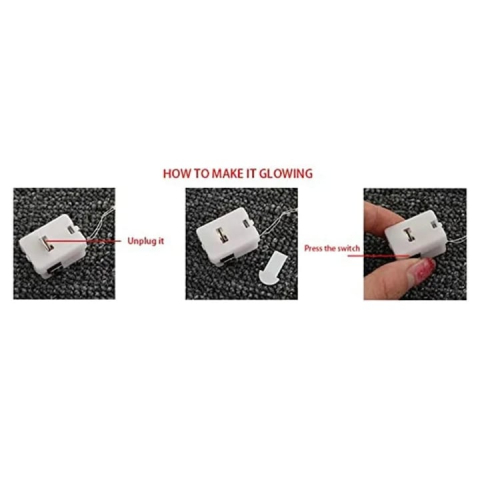 Caciula pentru copii, model Stitch, leduri si miscari din urechi, albastru [2]