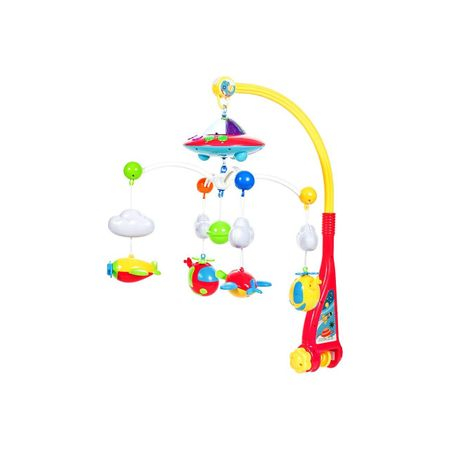 Jucari copii - Carusel Interactiv Multifunctional, Jolie Magic Night, Accesorizat cu Proiector de Veghe Echipat cu 108 melodii