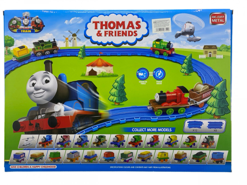 Circuit Tren Thomas magnetic din metal cu 8 piese [1]