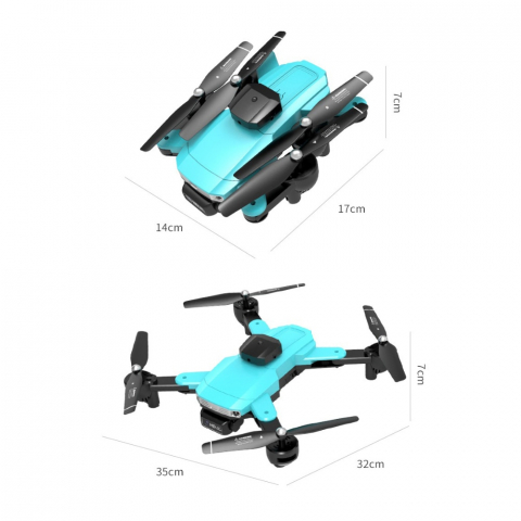 Drona HD dual camera 12MP, SKY91, 2.4G, Rotatie in aer 360 grade, Viteza maxima: 3m/s Zoom: 50x [1]