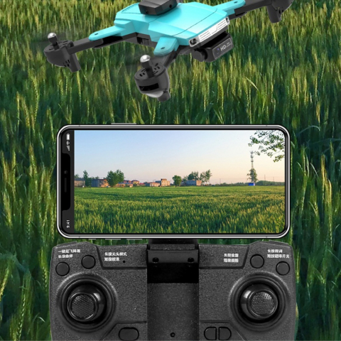Drona HD dual camera 12MP, SKY91, 2.4G, Rotatie in aer 360 grade, Viteza maxima: 3m/s Zoom: 50x [3]