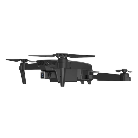 Drona portabila, cu picioare pliabile, cu camera 4k, Video si poze, Telecomanda cu suport telefon, aplicatie pentru telefon, Baterie 3.7V 1800mAh, Distanta 80-100m, Negru [1]