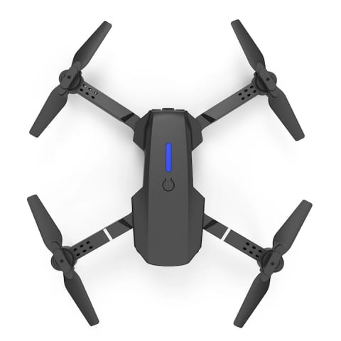 Drona portabila, cu picioare pliabile, cu camera 4k, Video si poze, Telecomanda cu suport telefon, aplicatie pentru telefon, Baterie 3.7V 1800mAh, Distanta 80-100m, Negru [2]