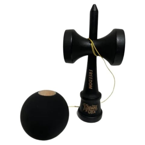 Kendama USA Forever - Bila cu Rubber Grip (All Black Edition) [3]