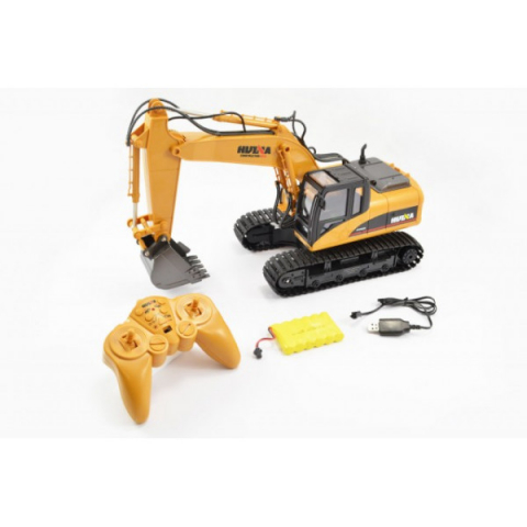 Excavator cu telecomanda Cupa Metalica scara 1/14 2.4Ghz -15 Functii [2]