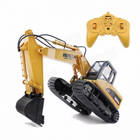 Excavator cu telecomanda Cupa Metalica scara 1/14 2.4Ghz -15 Functii [1]