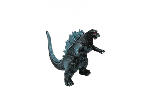 Figurina Godzilla, cu baterii si sunete din cauciuc moale, albastru, 33 cm Lungime [1]