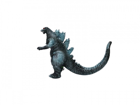 Figurina Godzilla, cu baterii si sunete din cauciuc moale, albastru, 33 cm Lungime [2]