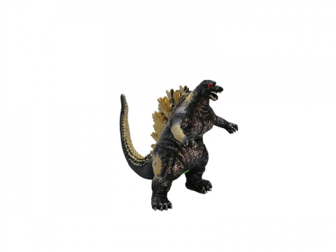 Figurine - Figurina Godzilla, cu baterii si sunete din cauciuc moale, Galben 33 cm Lungime