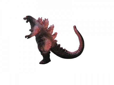 Figurina Godzilla, cu baterii si sunete din cauciuc moale, rosu, 33 cm Lungime [1]