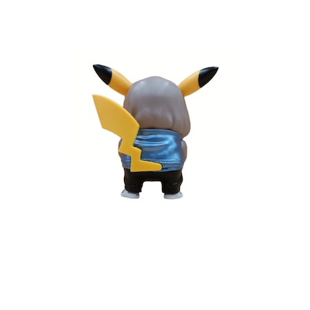 Figurina  Pokemon Pikachu, Model Bataus, din Plastic cauciucat, 10 cm, Multicolor [2]