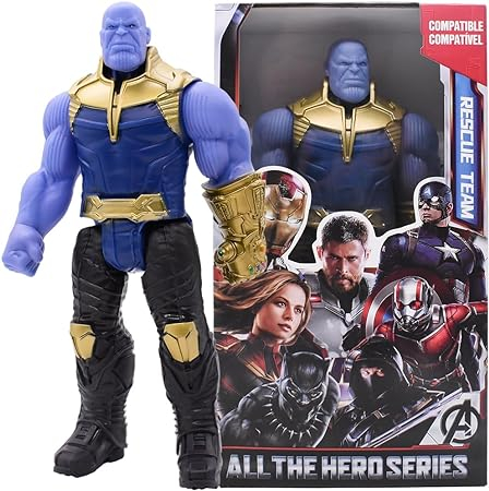 Figurina Thanos, Titan Hero ,30 cm, multicolor Sunete si lumini [2]
