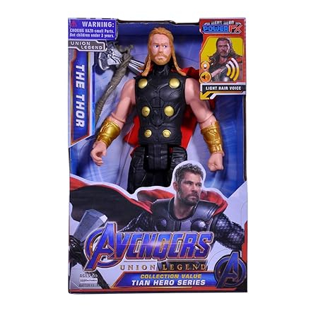 Figurina Thor, Titan Hero, 30 cm, multicolor sunete si lumini [3]